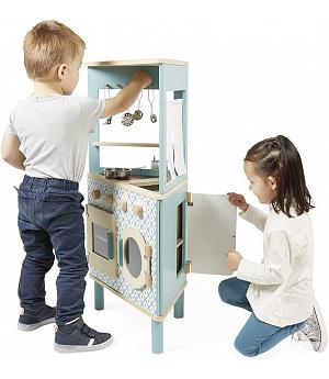 Cocina infantil de Madera modleo  Trío - Compacta 3 Caras - JANOD J06546